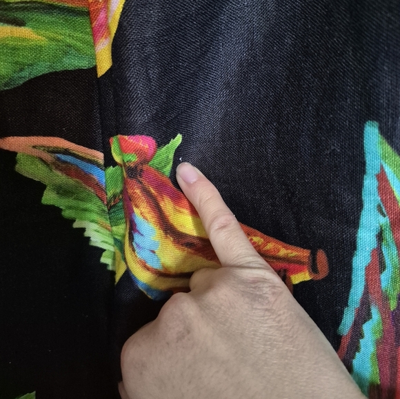 610🦃🎄 NWT farm rio preta banana linen blazer and pants set - Picture 7 of 13